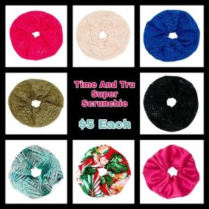 NWT Time And Tru Super Scrunchie $5 Each